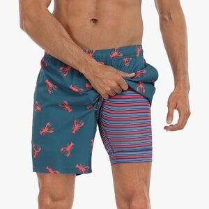 Men’s Compression Liner swim shorts NEW